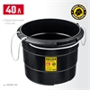 STAYER  STRONG, 40 л, с канатными ручками, строительное пластиковое ведро (06085-40) 06085-40_z01