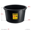 STAYER  STRONG, 60 л, круглый строительный таз (06098-60) 06098-60_z02