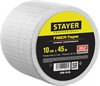 STAYER  FIBER-Tape, 10 см х 45 м, 3 х 3 мм, самоклеящаяся серпянка, Professional (1246-10-45) 1246-10-45