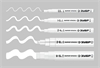 ЗУБР  МК-800 2-8 мм, клиновидный, белый, экстрабольшой объем, Маркер-краска, ПРОФЕССИОНАЛ (06327-8) 06327-8