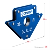 ЗУБР  УМ-3, 23 кг, угольник магнитный для сварочных работ, Профессионал (40050-23) 40050-23