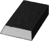 STAYER  P80, 100 x 68 x 42 x 26 мм, водостойкая, четырехсторонняя угловая шлифовальная губка (3561-080) 3561-080