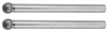 ЗУБР  2 шт, 4.0 x 3.2 x 38 мм, набор алмазных мини-шарошек (35922) 35922