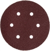 ЗУБР 6 отв., Р80, 150мм, 5 шт., круг шлифовальный универсальный, из абразивной бумаги на велкро основе 35566-150-080 35566-150-080
