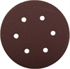 ЗУБР 6 отв., Р100, 150мм, 5 шт., круг шлифовальный универсальный, из абразивной бумаги на велкро основе 35566-150-100 35566-150-100