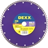 DEXX  Multi Universal, 230 мм, (22.2 мм, 7 х 2.5 мм), сегментированный алмазный диск (36702-230) 36702-230_z01