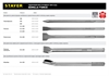 STAYER  Gorilla Force, 25 x 280 мм, SDS-max, пикообразное зубило, Professional (29392-25-280) 29392-25-280