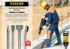 STAYER  Gorilla Force, 25 x 600 мм, SDS-max, пикообразное зубило, Professional (29392-25-600) 29392-25-600