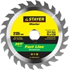STAYER  Fast Line, 235 x 30/20 мм, 24Т, быстрый рез, пильный диск по дереву (3680-235-30-24) 3680-235-30-24
