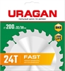 URAGAN  Fast, 200 х 32/30 мм, 24Т, пильный диск по дереву (36800-200-32-24) 36800-200-32-24_z01