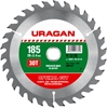 URAGAN  Optimal cut, 185 х 20/16 мм, 30Т, пильный диск по дереву (36801-185-20-30) 36801-185-20-30