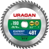 URAGAN  Expert, 190 х 20/16 мм, 48Т, пильный диск по дереву (36802-190-20-48) 36802-190-20-48_z01