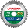 URAGAN  Expert, 200 х 32/30 мм, 48Т, пильный диск по дереву (36802-200-32-48) 36802-200-32-48_z01