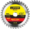 STAYER  Opti Line, 230 x 30/20 мм, 36Т, оптимальный рез, пильный диск по дереву (3681-230-30-36) 3681-230-30-36