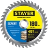 STAYER  Expert, 180 x 20/16 мм, 40T, точный рез, пильный диск по дереву (3682-180-20-40) 3682-180-20-40_z01
