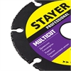 STAYER  Multicut, 125 х 22.2 мм, для УШМ, диск отрезной по дереву (36860-125) 36860-125