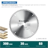 KRAFTOOL  Precision, 300 х 30 мм, 60Т, пильный диск по дереву (36952-300-30) 36952-300-30