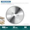 KRAFTOOL  Precision, 300 х 32 мм, 60Т, пильный диск по дереву (36952-300-32) 36952-300-32
