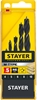 STAYER  M-type, 5 шт: 4-5-6-8-10 мм, набор сверл спиральных по дереву (2942-H5) 2942-H5_z02