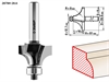 ЗУБР  28.6 x 16 мм, радиус 8 мм, фреза кромочная калевочная №1, Профессионал (28784-28.6) 28784-28.6