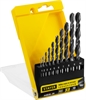 STAYER  HSS-R, 10 шт, (1-10 мм), быстрорежущая сталь P6M5, класс В, набор сверл по металлу, Professional (29602-H10) 29602-H10_z01