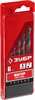 ЗУБР  6 шт, (2-8 мм), сталь Р4М2, класс В, набор сверл по металлу (29605-H6) 29605-H6