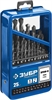 ЗУБР  ПРОФ-В, 25 шт, (1-13 мм), сталь Р6М5, класс В, мет.бокс, набор сверл по металлу, Профессионал (29621-H25) 29621-H25