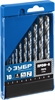 ЗУБР  ПРОФ-А, 10 шт, (1-10 мм), сталь Р6М5, класс А, набор сверл по металлу, Профессионал (29625-H10) 29625-H10