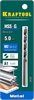 KRAFTOOL  HSS-G, 5.0 х 86 мм, сталь P6M5, сверло по металлу (29651-5) 29651-5