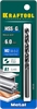 KRAFTOOL  HSS-G, 6.0 х 93 мм, сталь P6M5, сверло по металлу (29651-6) 29651-6