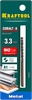 KRAFTOOL  Cobalt, 3.3 х 65 мм, сталь М42, HSS-Co(8%), сверло по металлу (29656-3.3) 29656-3.3