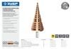 ЗУБР  Кобальт, 4-30 мм, 14 ступеней, сталь Р6М5, кобальтовое покрытие, ступенчатое сверло, Профессионал (29672-4-30-14) 29672-4-30-14_z01