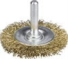 STAYER  50 мм, витая стальная латунированная проволока 0.3 мм, щетка дисковая для дрели, Professional  (35114-050) 35114-050_z01