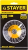 STAYER  100 мм, жгутированная стальная проволока 0.5 мм, коническая щетка-крацовка для УШМ, Professional (35135-100) 35135-100