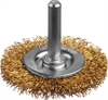 MIRAX  50 мм, витая стальная латунированная проволока 0.3 мм, щетка дисковая для дрели (35145-050) 35145-050