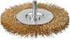 ЗУБР  100 мм, витая стальная латунированная проволока 0.3 мм, щетка дисковая для УШМ, Профессионал (3520-100) 3520-100_z02