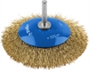 ЗУБР  100 мм, витая латунированная, стальная 0.3 мм, коническая щетка для дрели, Профессионал (35233-100) 35233-100_z02