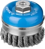 ЗУБР  80 мм, жгутированная стальная проволока 0.5 мм, усиленная чашечная щетка-крацовка для УШМ, Профессионал (3527-080) 3527-080_z02
