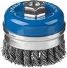 ЗУБР  80 мм, стальная проволока 0.8 мм, чашечная щетка-крацовка для УШМ, Профессионал (35271-080) 35271-080_z02