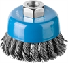 ЗУБР  80 мм, стальная проволока 0.8 мм, чашечная щетка-крацовка для УШМ, Профессионал (35277-080) 35277-080_z02