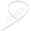Хомут нейлоновый белый 150х2,5мм 100шт Kvs-  08667