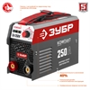 ЗУБР  ММА, 250 А, КОМПАКТ, сварочный аппарат инверторный, макс. электрод Ø 6.0 мм (СА-250К) СА-250К