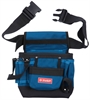 ЗУБР  нейлоновая, поясная сумка для инструментов с 9 карманами и держателем для молотка  (38632) 38632
