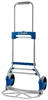 ЗУБР  ТР-90, до 90кг, каркас и платформа из алюм, платформа 48.5х28.5см, колеса d13 см, вес 4.65кг, складная хозяйств тележка, Профессионал (38750-90) 38750-90