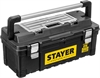 STAYER  JUMBO-26, 650 x 280 x 270 мм, (26″), пластиковый ящик для инструментов, Professional (38003-26) 38003-26_z01
