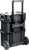 KETER  SMART ROLLING, 564 х 373 х 700 мм, (22″), набор пластиковый ящик-тележка + ящик для инструментов + ящик органайзер (38390-22) 38390-22