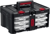 KETER  STACKNROLL, 481 х 332 х 233 мм, (19″), пластиковый ящик с 3 органайзерами и 18 ячейками (38406) 38406