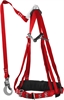 ЗУБР  УРАЛ, 3 точки крепления, ленточный строп с амортизатором, лямочный пояс с наплечными и набедренными лямками (11583) 11583