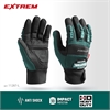 KRAFTOOL  EXTREM, L, для тяжелых мех. Работ, антивибрационные, с резиновыми накладками, профессиональные комбинированные перчатки (11287-L) 11287-L
