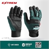 KRAFTOOL  EXTREM, XL, для тяжелых мех. Работ, антивибрационные, с резиновыми накладками, профессиональные комбинированные перчатки (11287-XL) 11287-XL